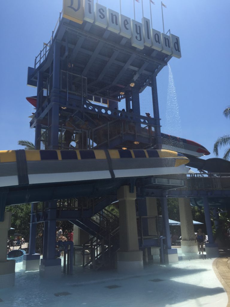 Disneyland Hotel Monorail Slide